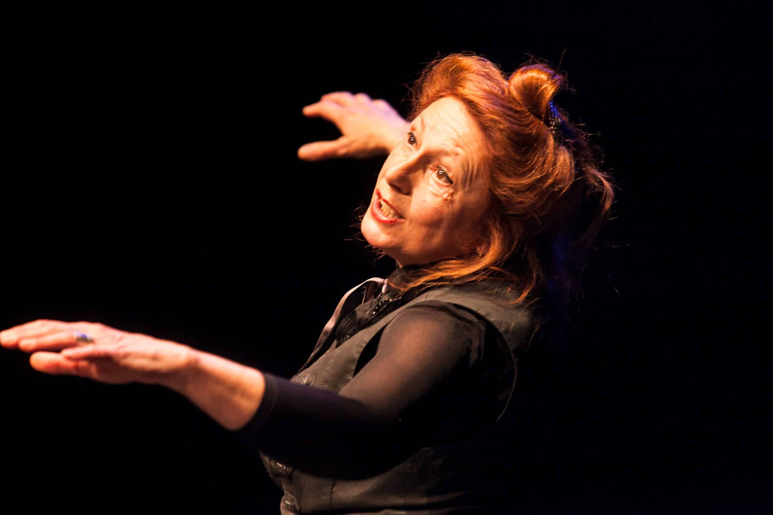 La comédienne et conteuse Jeanne Ferron au Festival de Fribourg en 2012 | NICOLAS BRODARD