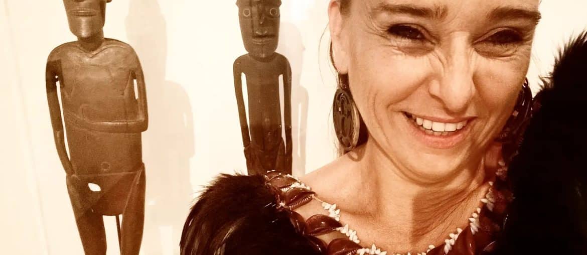 La conteuse Céline Ripoll au Musée Hèbre à Rochefort (Charente-Maritime), le 17 juin 2023 | CÉLINE RIPOLL/FACEBOOK