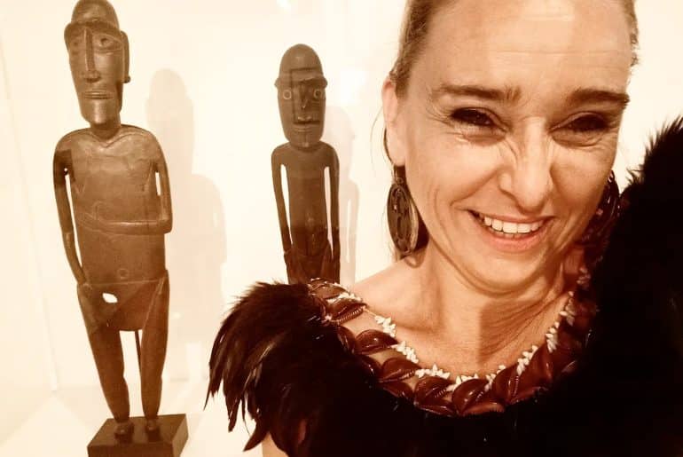 Au Rigoletto, Céline Ripoll a fait de la soirée de clôture un envoûtant voyage conté, chanté et dansé sur l’île de Pâques La conteuse Céline Ripoll au Musée Hèbre à Rochefort (Charente-Maritime), le 17 juin 2023 | CÉLINE RIPOLL/FACEBOOK